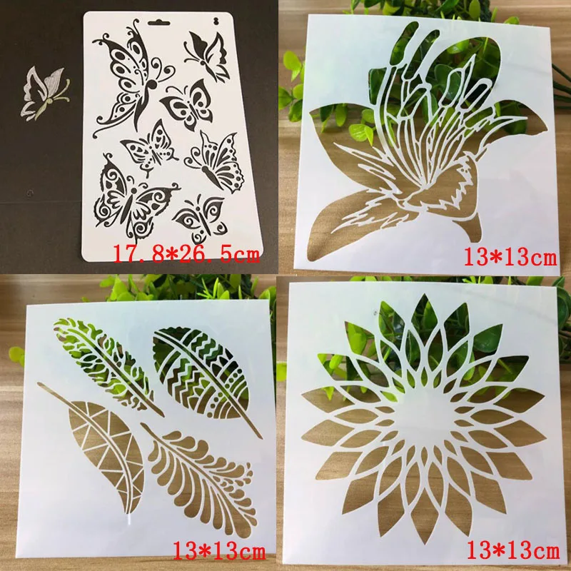 4pcs/set Template Flower Drawing Stencils Painting Tools Photo Album Ruler For Kids Scrapbooking Diary Bullet Journal Stencils
4pcs/set Template Flower Drawing Stencils Painting Tools Photo Album Ruler For Kids Scrapbooking Diary Bullet Journal Stencils