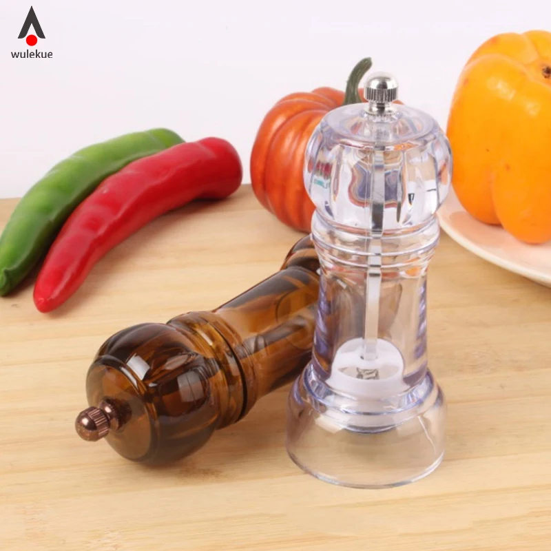 Wulekue Acrylic Manual Pepper Mill Stainless Steel Spice Sauce Grinder Salt Mills Barbecue Tools Kitchen Cookware Accessories
Wulekue Acrylic Manual Pepper Mill Stainless Steel Spice Sauce Grinder Salt Mills Barbecue Tools Kitchen Cookware Accessories