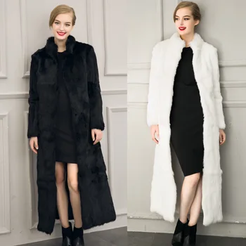 T0552 High-end European and American Faux rabbit fur coat fox fur overcoat Women Fur Coat
T0552 High-end European and American Faux rabbit fur coat fox fur overcoat Women Fur Coat