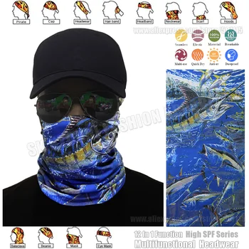 High Quality Sailfish Tube Bandana Outdoor Multifunction Seamless Headwear Bandana Fishing Anti-UV Balaclava Magic Scarf Hood
High Quality Sailfish Tube Bandana Outdoor Multifunction Seamless Headwear Bandana Fishing Anti-UV Balaclava Magic Scarf Hood