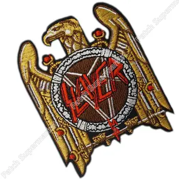 SLAYER Music Band Iron On/Sew On Patch Tshirt TRANSFER MOTIF APPLIQUE Emo Goth Punk Rock heavy metal Punk Badge Wholesale
SLAYER Music Band Iron On/Sew On Patch Tshirt TRANSFER MOTIF APPLIQUE Emo Goth Punk Rock heavy metal Punk Badge Wholesale