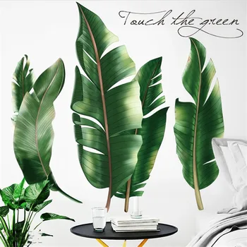 Wall Sticker Banana Palm Feather Literary Plant Modern Style Living Room Decoration Bedroom Background Nortic Mural Art Poster
Wall Sticker Banana Palm Feather Literary Plant Modern Style Living Room Decoration Bedroom Background Nortic Mural Art Poster