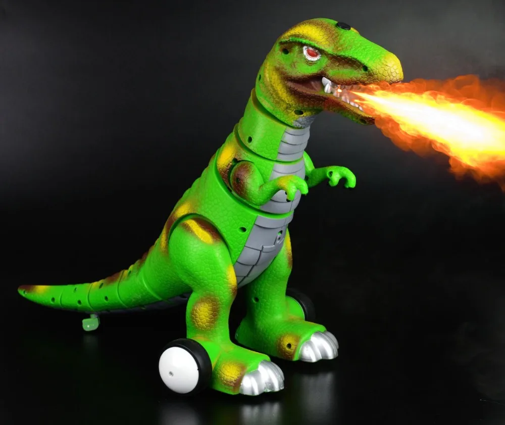 Radio Remote Controls T-Rex Play Vehicle 2 Wheels Kids' RC Dinosaur Electronic Animal Newest Toys Spitfire 13' inches Large
Radio Remote Controls T-Rex Play Vehicle 2 Wheels Kids' RC Dinosaur Electronic Animal Newest Toys Spitfire 13' inches Large