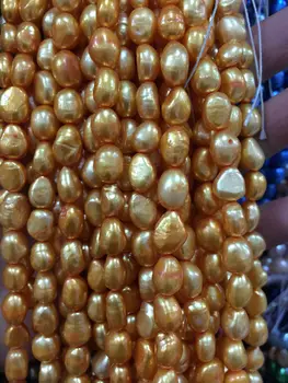 free shipping Jewelry 00379 8-9MM Gold Baroque natural pearls loose beads 14 10pc 
free shipping Jewelry 00379 8-9MM Gold Baroque natural pearls loose beads 14 10pc