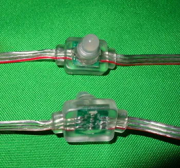 DC5V WS2811 LED smart string,addressable,IP65 rated;injection molding type;50pcs a string;with all clear wire
DC5V WS2811 LED smart string,addressable,IP65 rated;injection molding type;50pcs a string;with all clear wire