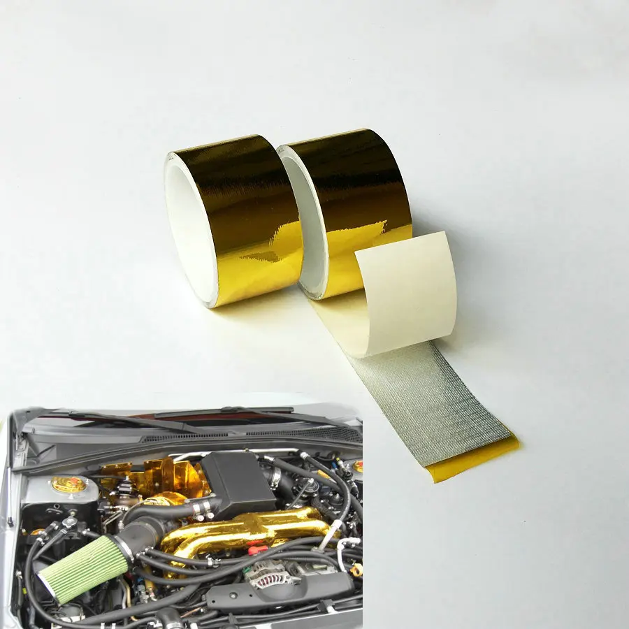 2''x15' Gold Tape High Performance Reflective Heat Protection Reflect A Tape Engine Cool Tape Heat Shield
2''x15' Gold Tape High Performance Reflective Heat Protection Reflect A Tape Engine Cool Tape Heat Shield
