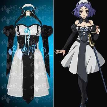 Seraph of the End Owari no Serafu Cosplay Costume Chess Belle Lolita Dress Military Uniform Dress+Arm Covers+Neck Band+Headwear
Seraph of the End Owari no Serafu Cosplay Costume Chess Belle Lolita Dress Military Uniform Dress+Arm Covers+Neck Band+Headwear