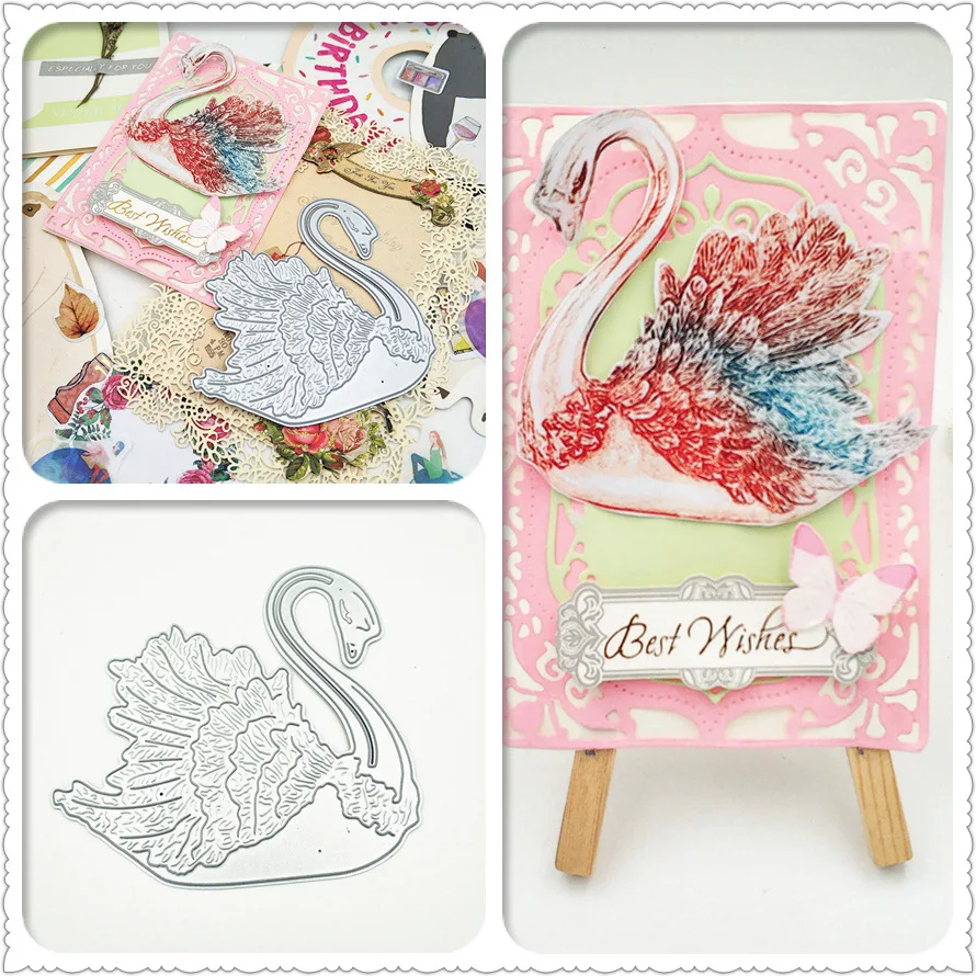 ZhuoAng Holy Swan Cutting Dies For DIY Scrapbooking Decoretive Embossing Stencial DIY Decoative Card Die Cutter
ZhuoAng Holy Swan Cutting Dies For DIY Scrapbooking Decoretive Embossing Stencial DIY Decoative Card Die Cutter