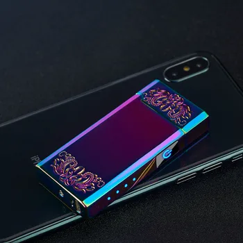 2020 Double Arc Plasma USB Lighter LED Power Display Electric Rechargeable Lighters Cigarette Gadgets for Men
2020 Double Arc Plasma USB Lighter LED Power Display Electric Rechargeable Lighters Cigarette Gadgets for Men