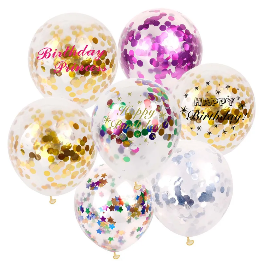 10Pcs 12inch Clear Confetti Balloon Latex Confetti Ballon Happy Birthday Balloons Wedding Decoration Event Party Supplies
10Pcs 12inch Clear Confetti Balloon Latex Confetti Ballon Happy Birthday Balloons Wedding Decoration Event Party Supplies
