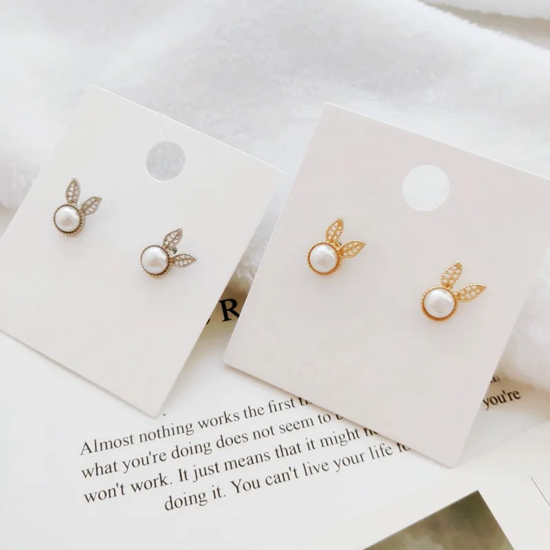 Newest Stylish Artificial Pearl Small Rabbit Stud Earrings Fashion Sweet Animal Stud Earrings Brincos Jewelry Girls Gifts
Newest Stylish Artificial Pearl Small Rabbit Stud Earrings Fashion Sweet Animal Stud Earrings Brincos Jewelry Girls Gifts