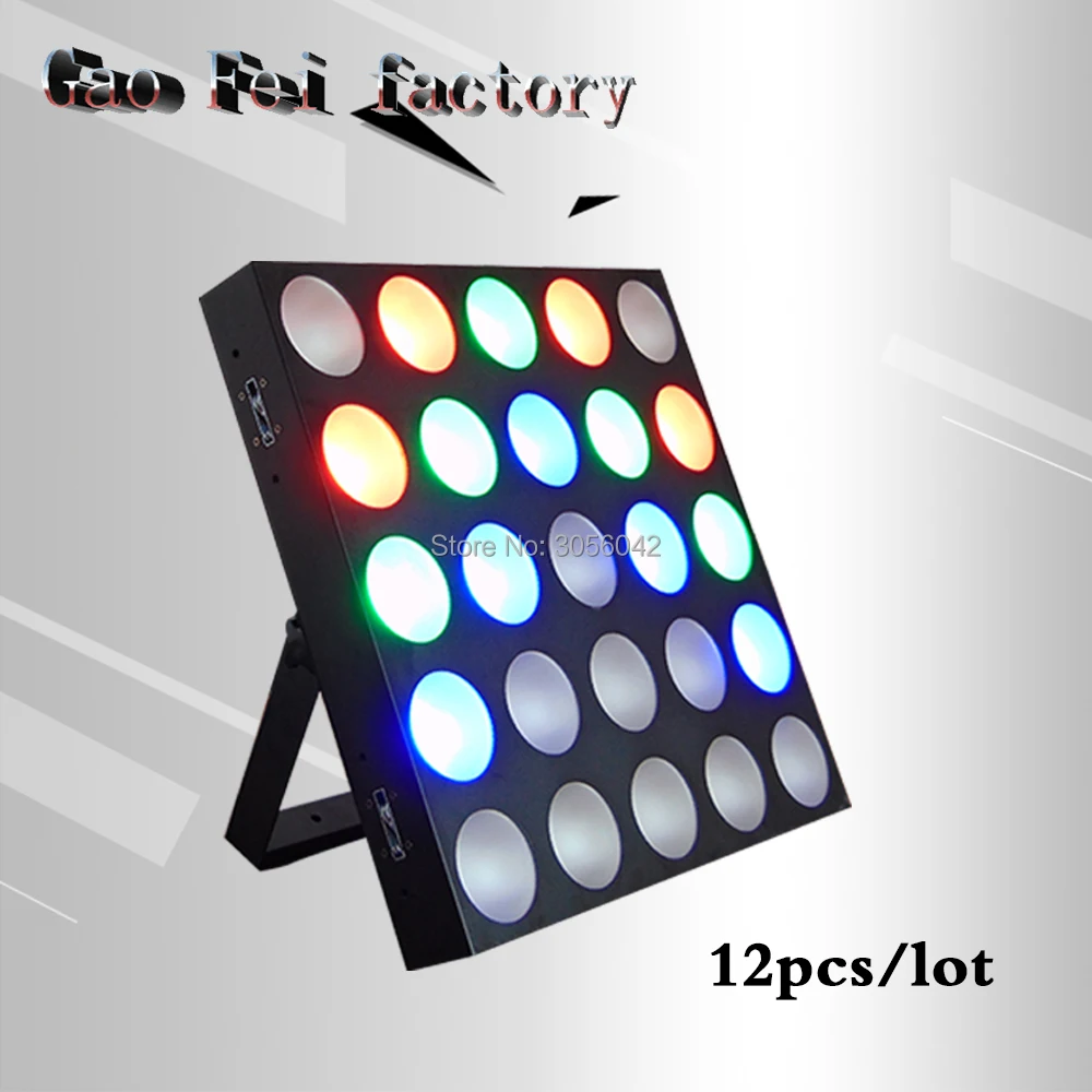 12pcs/lot New arrival 5x5 RGBW matrix led lights 25x10w 3in1 blind light dot matrix for wedding disco
12pcs/lot New arrival 5x5 RGBW matrix led lights 25x10w 3in1 blind light dot matrix for wedding disco