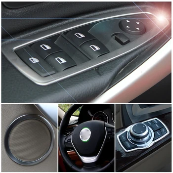 DWCX Car Window Switch Panel +Speaker +Steering Wheel Ring +Multimedia Button Interior Trim Cover For BMW 3 Series F30 F34 320i
DWCX Car Window Switch Panel +Speaker +Steering Wheel Ring +Multimedia Button Interior Trim Cover For BMW 3 Series F30 F34 320i