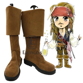 Pirates of the Caribbean Jack Sparrow Cosplay Christmas Halloween Party Shoes Boots Custom Made
Pirates of the Caribbean Jack Sparrow Cosplay Christmas Halloween Party Shoes Boots Custom Made