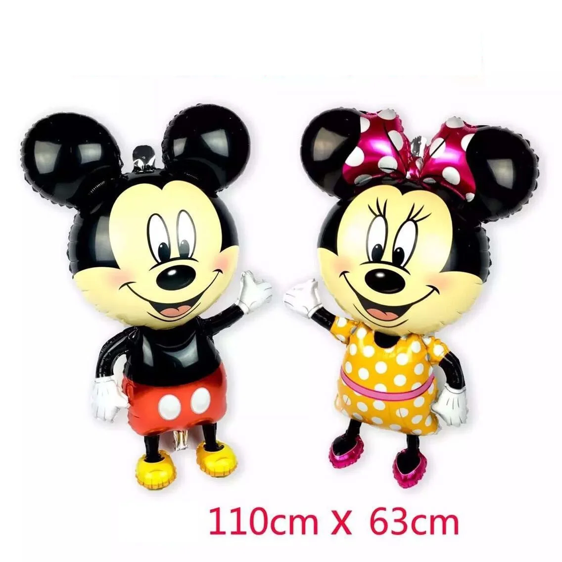 Disney Mickey Minnie Mouse 110 cm Giant Balloon Cartoon toys Map Decoration Baby Shower Birthday Party Balloon Toys Kids
Disney Mickey Minnie Mouse 110 cm Giant Balloon Cartoon toys Map Decoration Baby Shower Birthday Party Balloon Toys Kids