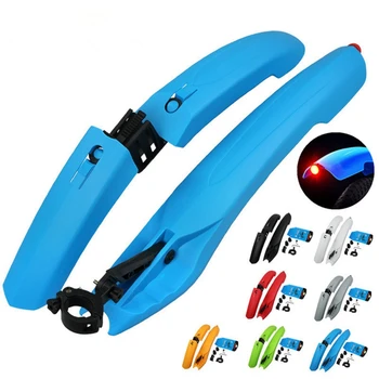 Cycling Fornt Rear LED Mud Guards Cycling Bicycle Bike Mountain bike mudguard Outdoor Sport Quick Release bike accessories
Cycling Fornt Rear LED Mud Guards Cycling Bicycle Bike Mountain bike mudguard Outdoor Sport Quick Release bike accessories