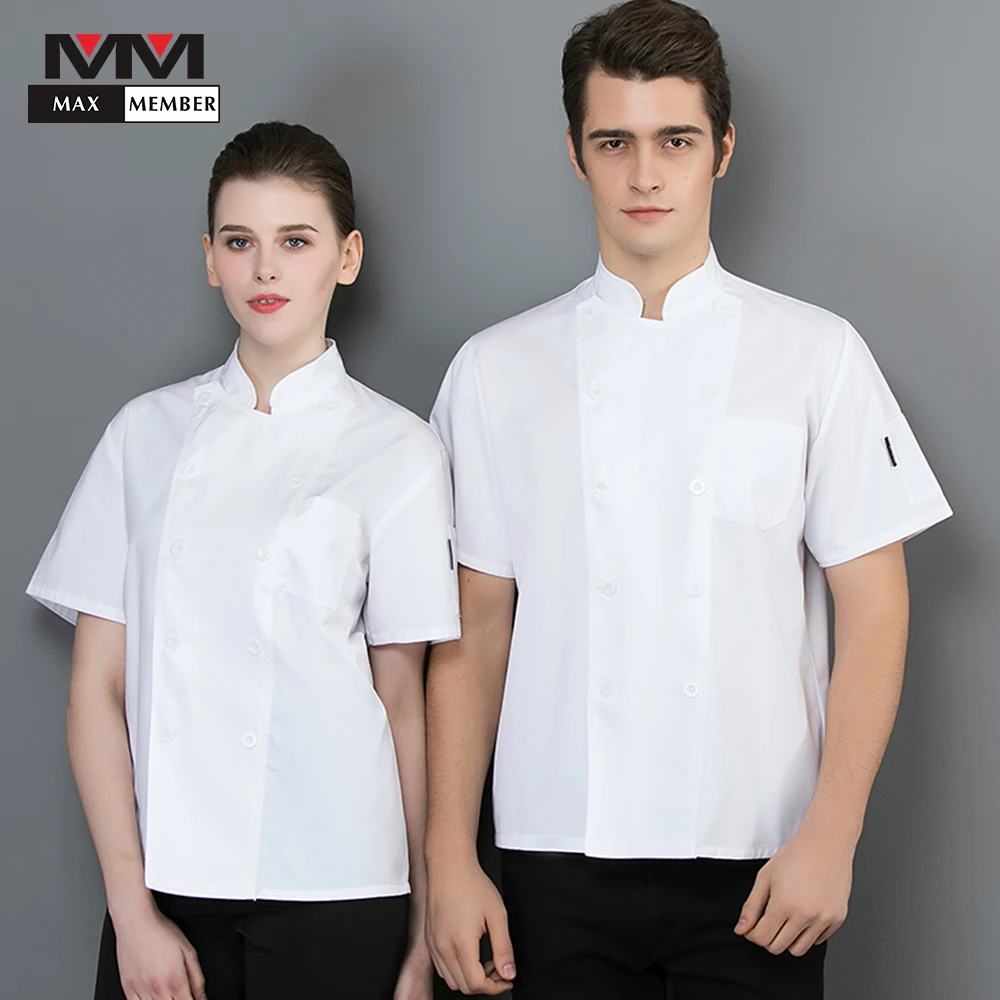 2019 Short Sleeve Chef Restaurant Hotel Kitchen Cook Suit Man Woman Restaurant Clothing Work Uniforms White Canteen Overalls
2019 Short Sleeve Chef Restaurant Hotel Kitchen Cook Suit Man Woman Restaurant Clothing Work Uniforms White Canteen Overalls