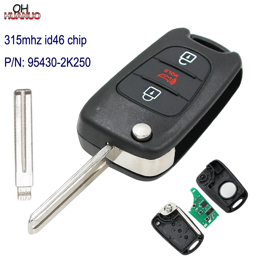 Upgraded Folding Flip Remote Key Fob 315MHz ID46 Chip for Kia Soul 2011 2012 2013 FCC ID: NYOSEKS-AM11ATX
Upgraded Folding Flip Remote Key Fob 315MHz ID46 Chip for Kia Soul 2011 2012 2013 FCC ID: NYOSEKS-AM11ATX