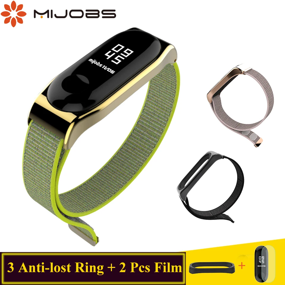 Mijobs Mi Band 3 Strap Bracelet Sport Nylon Wristband Smart Watch Band Correa Mi Band Wrist Strap for Xiaomi mi band 3 Bracelet
Mijobs Mi Band 3 Strap Bracelet Sport Nylon Wristband Smart Watch Band Correa Mi Band Wrist Strap for Xiaomi mi band 3 Bracelet