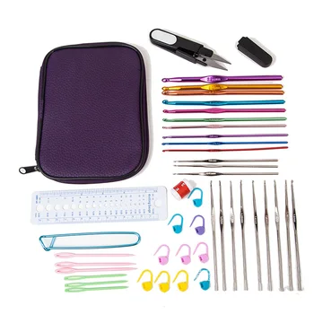 Crochet Hooks Sets Aluminum Knitting Hooks Needles Yarn Craft Kit Knitting Accessories with Pink Case
Crochet Hooks Sets Aluminum Knitting Hooks Needles Yarn Craft Kit Knitting Accessories with Pink Case