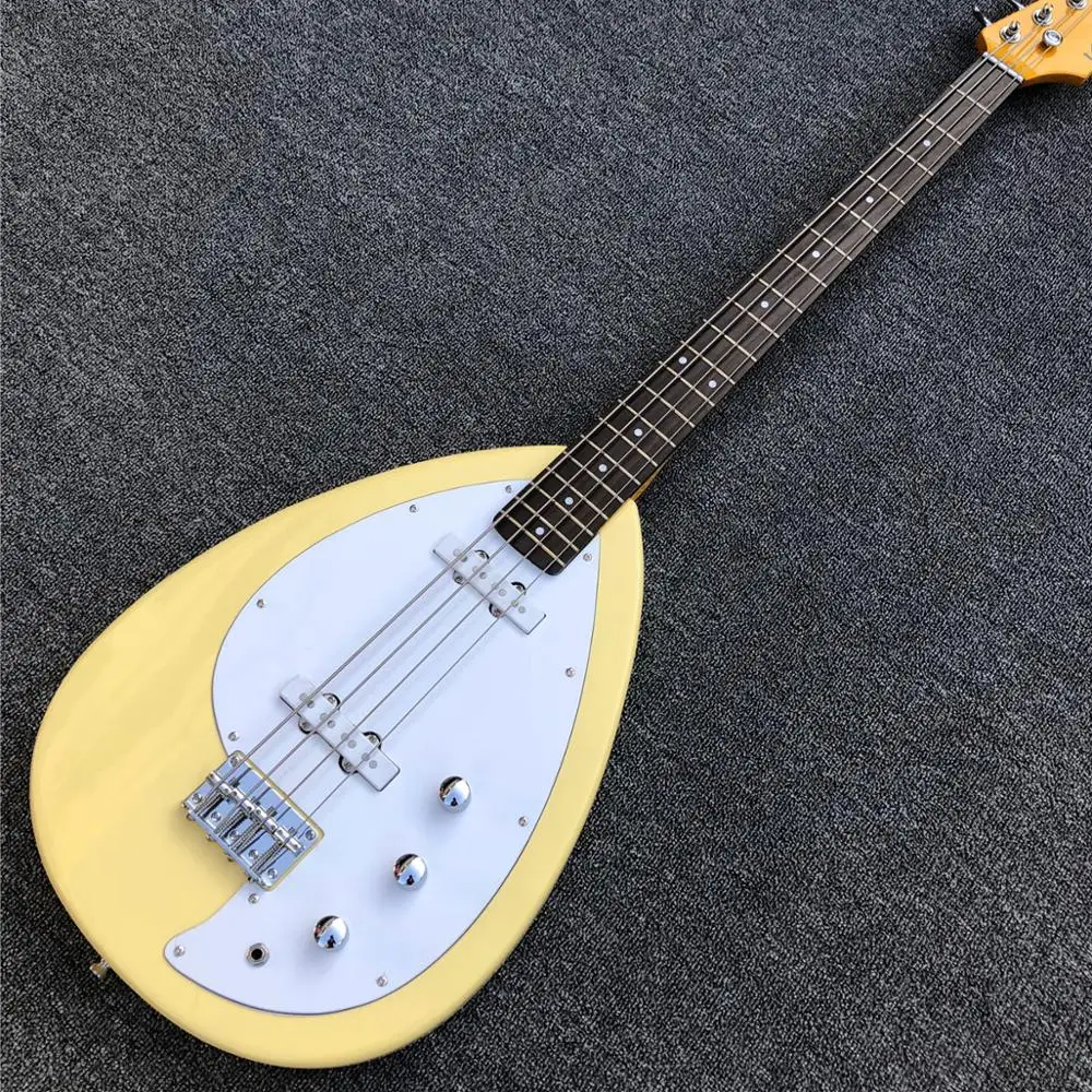 Milky yellow 4 Strings Electric Bass Guitar,2019 Factory custom Water Prop Shape Electric Bass,Real photos,Free shipping
Milky yellow 4 Strings Electric Bass Guitar,2019 Factory custom Water Prop Shape Electric Bass,Real photos,Free shipping