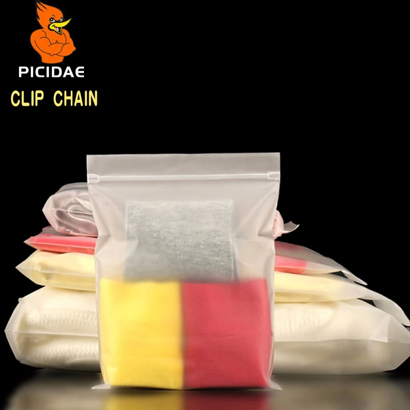 Frosted ziplock Concave convex cartilage Bump Buckle Matte Reseal package bag clothing plastic Clip chain pants shirt Pantie
Frosted ziplock Concave convex cartilage Bump Buckle Matte Reseal package bag clothing plastic Clip chain pants shirt Pantie
