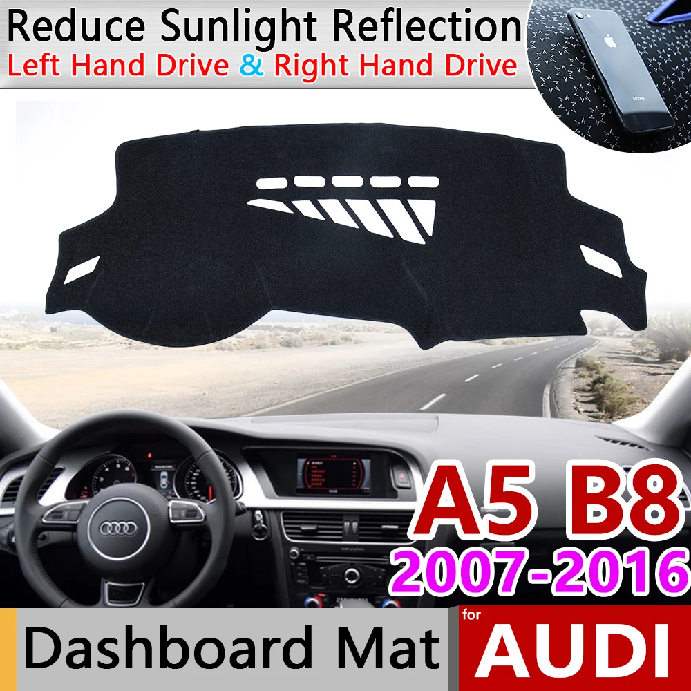 for Audi A5 B8 2007~2016 8T Anti-Slip Anti-UV Mat Dashboard Cover Pad Shade Dashmat Protect Carpet Accessories S-line 2009 S5
for Audi A5 B8 2007~2016 8T Anti-Slip Anti-UV Mat Dashboard Cover Pad Shade Dashmat Protect Carpet Accessories S-line 2009 S5
