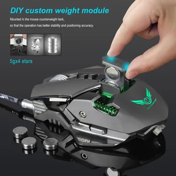 ZERODATE USB Wired Gaming Mouse 7 Programmable Buttons 3200 DPI Programming Computer Mouse Gamer Mice Game Mouse For PC Laptop
ZERODATE USB Wired Gaming Mouse 7 Programmable Buttons 3200 DPI Programming Computer Mouse Gamer Mice Game Mouse For PC Laptop