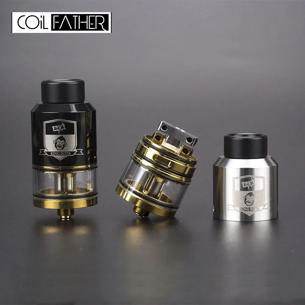 Electronic Cigarette Atomizer Original Coil Father 25mm RTA Tank VAPE King RDTA 3.5ml Capacity Vaporizer 810 Drip Tip 510 Thread
Electronic Cigarette Atomizer Original Coil Father 25mm RTA Tank VAPE King RDTA 3.5ml Capacity Vaporizer 810 Drip Tip 510 Thread