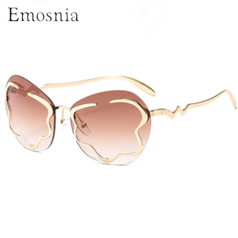 Emosnia Irregular Cat Eye Sunglasses Rimless Modis Oculos De Sol 2019 Vintage Luxury Women Brand Designer Sun Glasses UV400
Emosnia Irregular Cat Eye Sunglasses Rimless Modis Oculos De Sol 2019 Vintage Luxury Women Brand Designer Sun Glasses UV400