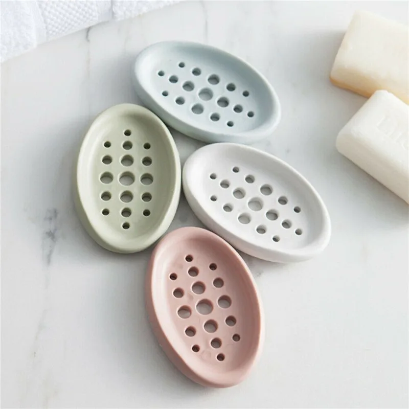NEW Bathroom Silicone Flexible Soap Dishes Multifunction Soapbox Plate Tray Drain Creative Shower Soap Box Drop ship
NEW Bathroom Silicone Flexible Soap Dishes Multifunction Soapbox Plate Tray Drain Creative Shower Soap Box Drop ship