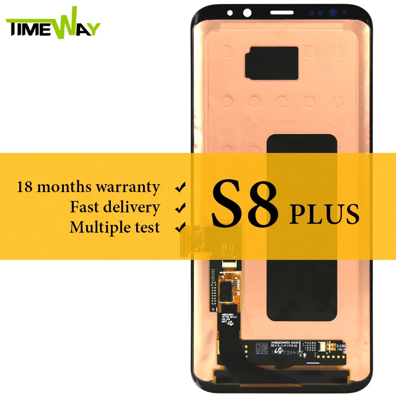 For Samsung S8 Plus LCD Dispaly Super AMOLED Touch Screen Assembly with frame For Samsung S8 Plus G955 display Screen 6.2 Inch
For Samsung S8 Plus LCD Dispaly Super AMOLED Touch Screen Assembly with frame For Samsung S8 Plus G955 display Screen 6.2 Inch