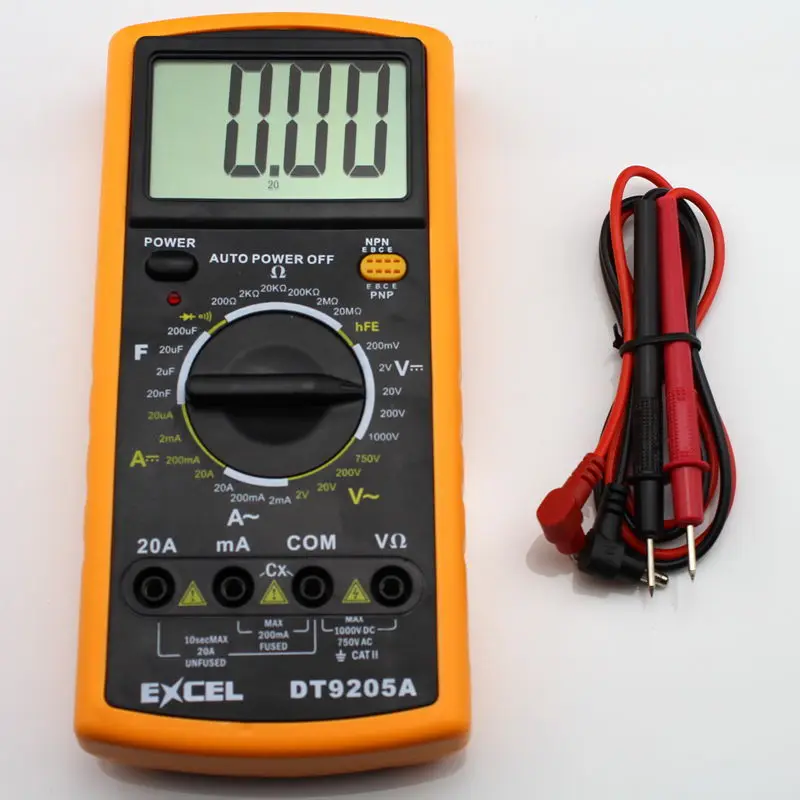 Цифровой Мультиметр Dt9205a – Купить Цифровой Мультиметр Dt9205a ...