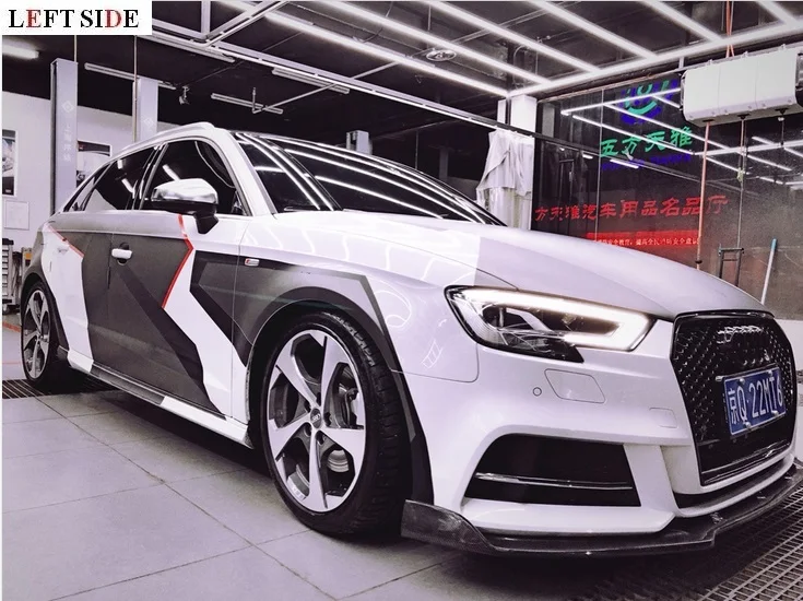 Наклейка на левую сторону автомобиля самодельная наклейка весь корпус для
