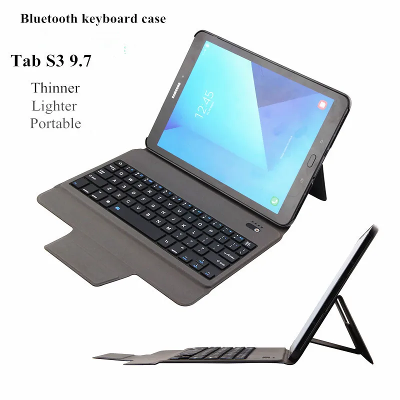 MAORONG TRADING ultra-thin portable Bluetooth keyboard protective cover for Samsung Galaxy Tab S3 WIFI LTE 9.7 inch tablet
MAORONG TRADING ultra-thin portable Bluetooth keyboard protective cover for Samsung Galaxy Tab S3 WIFI LTE 9.7 inch tablet