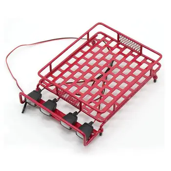 RC 1:10 Roof Luggage Rack LED Light Bar Wrangler for Tamiya CC01 SCX10 Axial 514
RC 1:10 Roof Luggage Rack LED Light Bar Wrangler for Tamiya CC01 SCX10 Axial 514