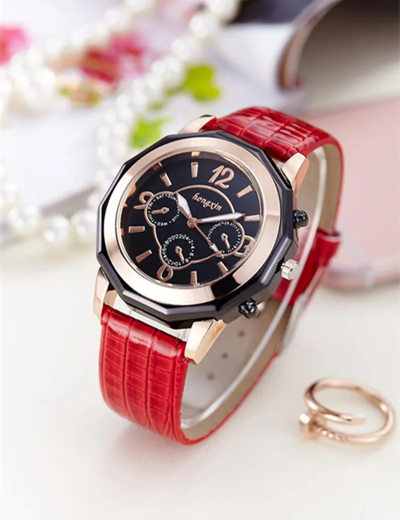 Quartz Watches Women Top Band Luxury Famous 2016 Leather rhinestone Wristwatches For Women Dress Watch Fashion Casual Clock
Quartz Watches Women Top Band Luxury Famous 2016 Leather rhinestone Wristwatches For Women Dress Watch Fashion Casual Clock