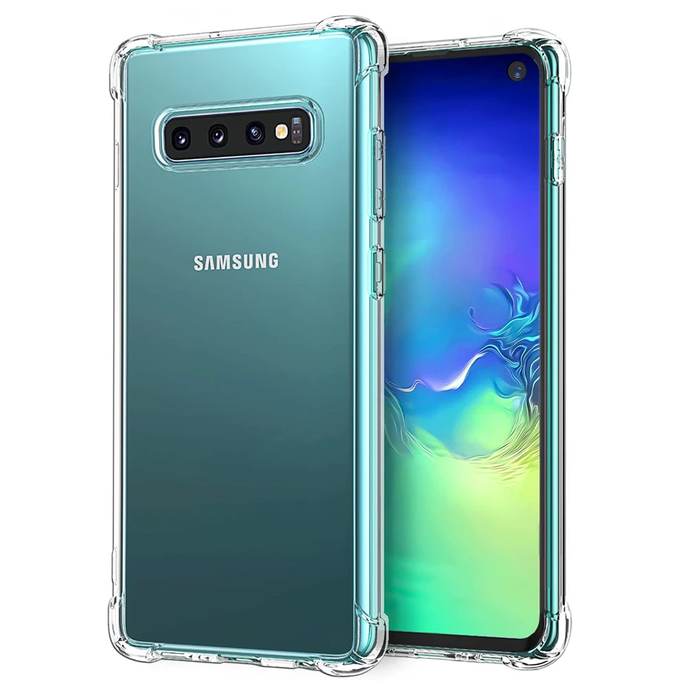 Crystal Scratch Proof TPU Case for Samsung Galaxy S10 Plus S10e S10 5G S10+ Transparent Shock-Absorption Soft Gel Silicone Cover
Crystal Scratch Proof TPU Case for Samsung Galaxy S10 Plus S10e S10 5G S10+ Transparent Shock-Absorption Soft Gel Silicone Cover