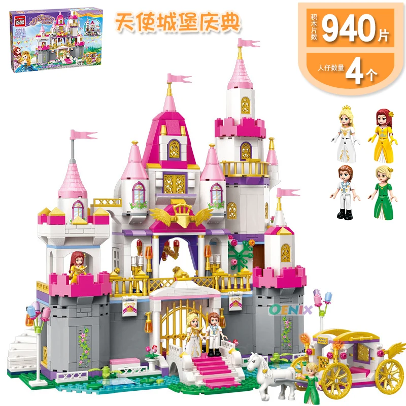 Education DIY toys Girls compatible Friends Princess Leah Royal Angel Castle Building Block Bricks kids girls toys Children gift
Education DIY toys Girls compatible Friends Princess Leah Royal Angel Castle Building Block Bricks kids girls toys Children gift