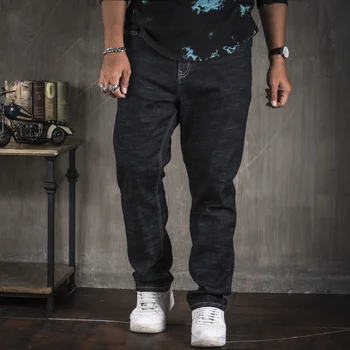 Plus Size 30-48 New Men's Elastic Waist Drawstring Cotton Stretch Jeans Pants Loose Fit Denim Trousers Men's Brand Fashion Wear
Plus Size 30-48 New Men's Elastic Waist Drawstring Cotton Stretch Jeans Pants Loose Fit Denim Trousers Men's Brand Fashion Wear