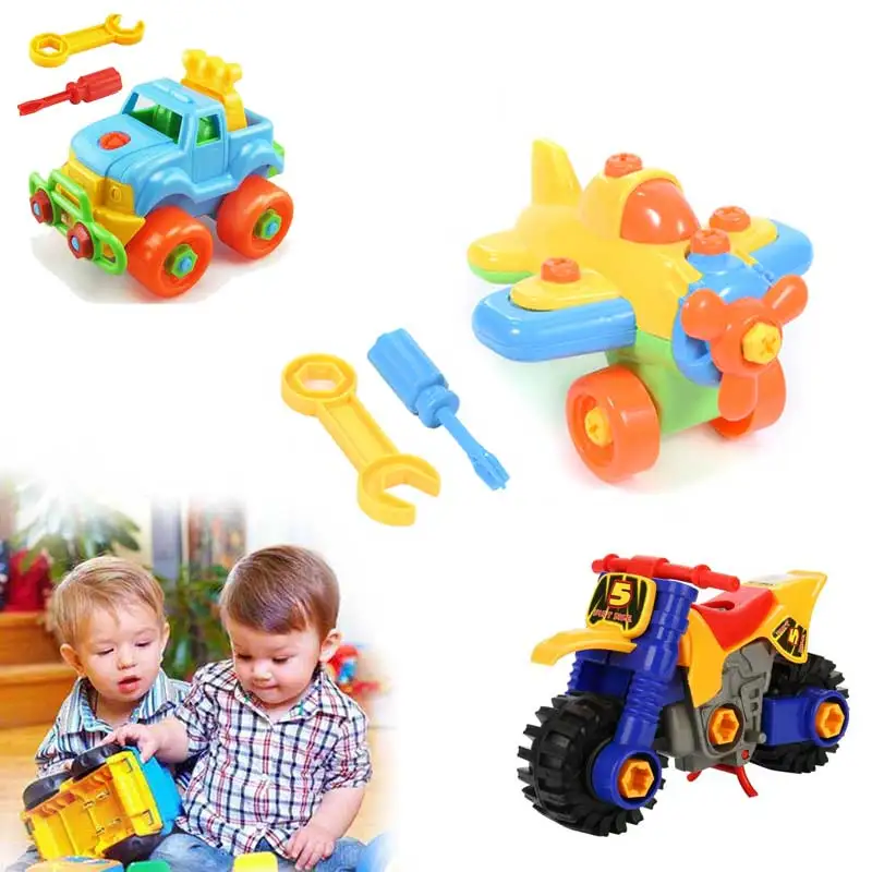 Children Car/Helicopter/Motorcycle Educational DIY Disassembly Assembly Toys Blocks Toys With Assemble Screw Driver Nut
Children Car/Helicopter/Motorcycle Educational DIY Disassembly Assembly Toys Blocks Toys With Assemble Screw Driver Nut