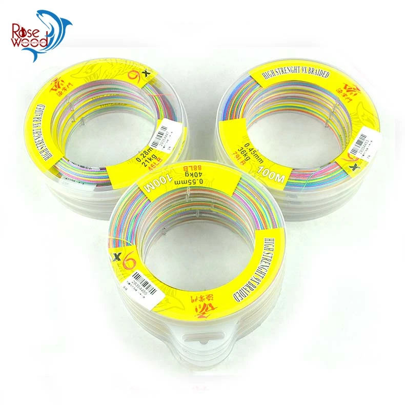 New Product Multifilament Carp Fishing Line 8 Strands PE Braid Weave 100 Meters Multicolor Braided PE Fish Line Super Strong
New Product Multifilament Carp Fishing Line 8 Strands PE Braid Weave 100 Meters Multicolor Braided PE Fish Line Super Strong