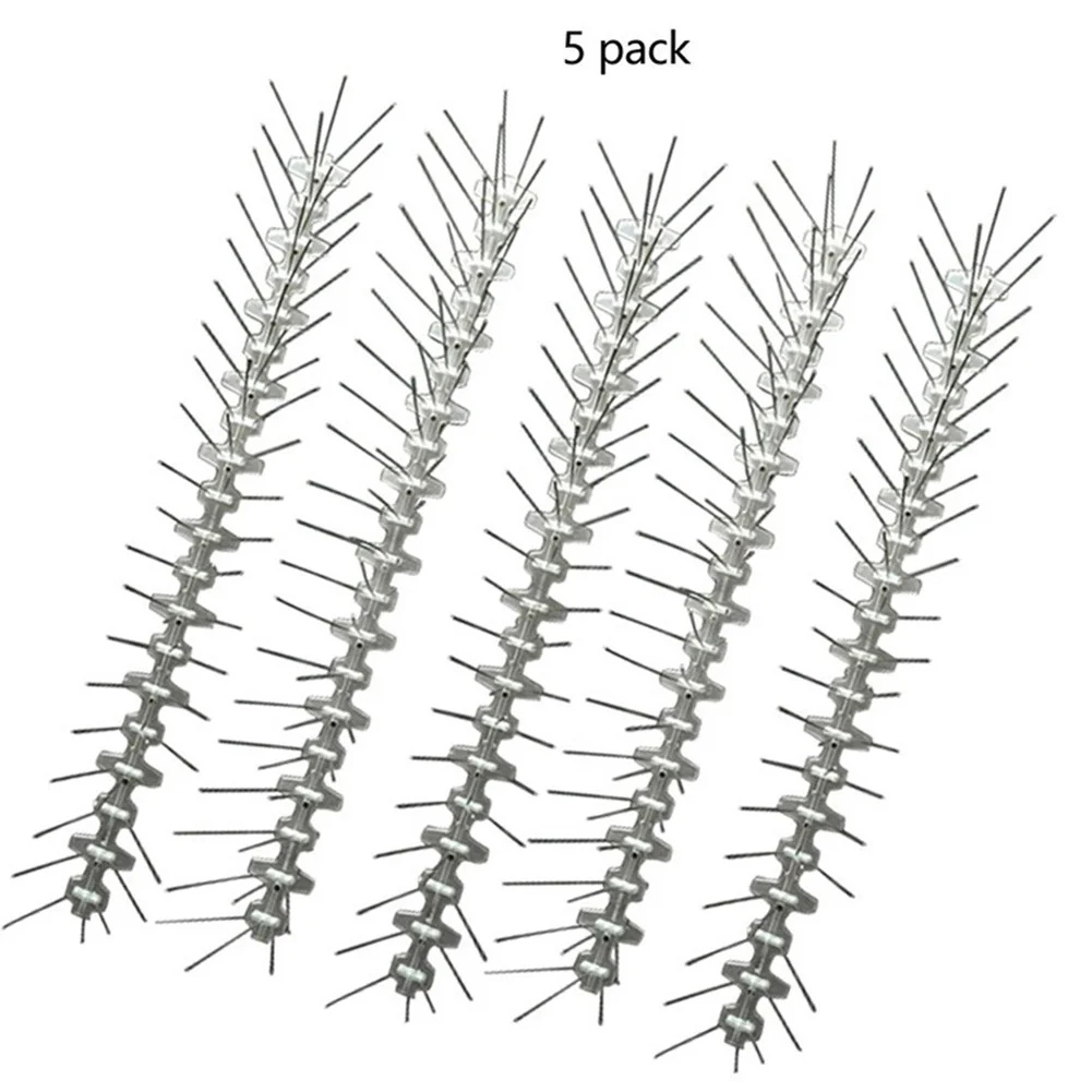5Pcs Repeller Factory Pest Stop UV Resistant Bird Spike Easy Apply Stainless Steel Wall Fence Effective Safe Railling Balcony
5Pcs Repeller Factory Pest Stop UV Resistant Bird Spike Easy Apply Stainless Steel Wall Fence Effective Safe Railling Balcony
