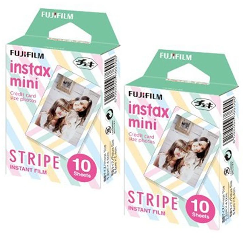 Fujifilm Instax Mini 8 Film Stripe Frame 20pcs Photo For Mini 300 7s 7 50s 50i 90 25 dw Share SP-1 Polaroid Instant Photo Camera
Fujifilm Instax Mini 8 Film Stripe Frame 20pcs Photo For Mini 300 7s 7 50s 50i 90 25 dw Share SP-1 Polaroid Instant Photo Camera