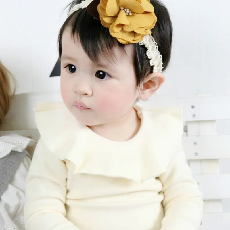 Baby Girl Shirt Fashion Ruffle O-Neck Long Sleeve Basic Cotton Pure Color T-shirt Kids Clothes For 0-24M
Baby Girl Shirt Fashion Ruffle O-Neck Long Sleeve Basic Cotton Pure Color T-shirt Kids Clothes For 0-24M