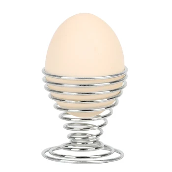 

NICEYARD Boiled Eggs Holder Egg Tools Wire Tray Egg Cup Stand Storage Rack Cooking Tool Stainelss Steel Spring Kitchen Gadgets