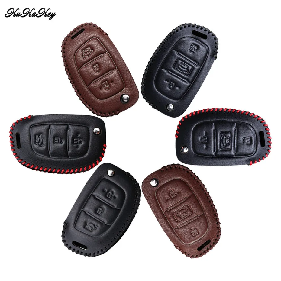 1PC Leather Car Key Case Cover Protection Shell Skin For Hyundai i30 ix35 HB20 2016 2017 Avante Porter Santafe Keyring Keychain
1PC Leather Car Key Case Cover Protection Shell Skin For Hyundai i30 ix35 HB20 2016 2017 Avante Porter Santafe Keyring Keychain