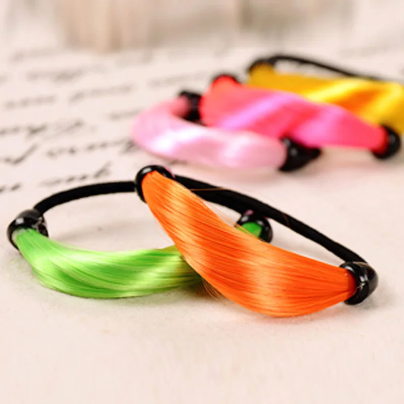 New Fashion Trending Styles Hair Bands For Women Supermodel Show The Fluorescent Color Gradient Ponytail Wig Elastic Hair Bands
New Fashion Trending Styles Hair Bands For Women Supermodel Show The Fluorescent Color Gradient Ponytail Wig Elastic Hair Bands