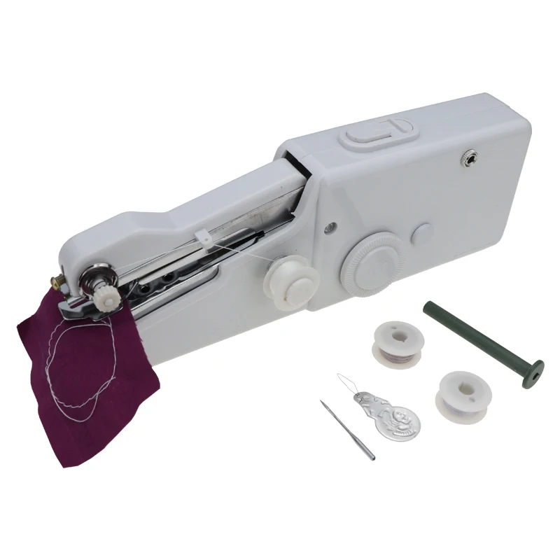 Portable Household Mini Hand Sewing Machine Quick Stitch Sew Needlework Cordless Clothes Fabrics Electronic Sewing Machine
Portable Household Mini Hand Sewing Machine Quick Stitch Sew Needlework Cordless Clothes Fabrics Electronic Sewing Machine