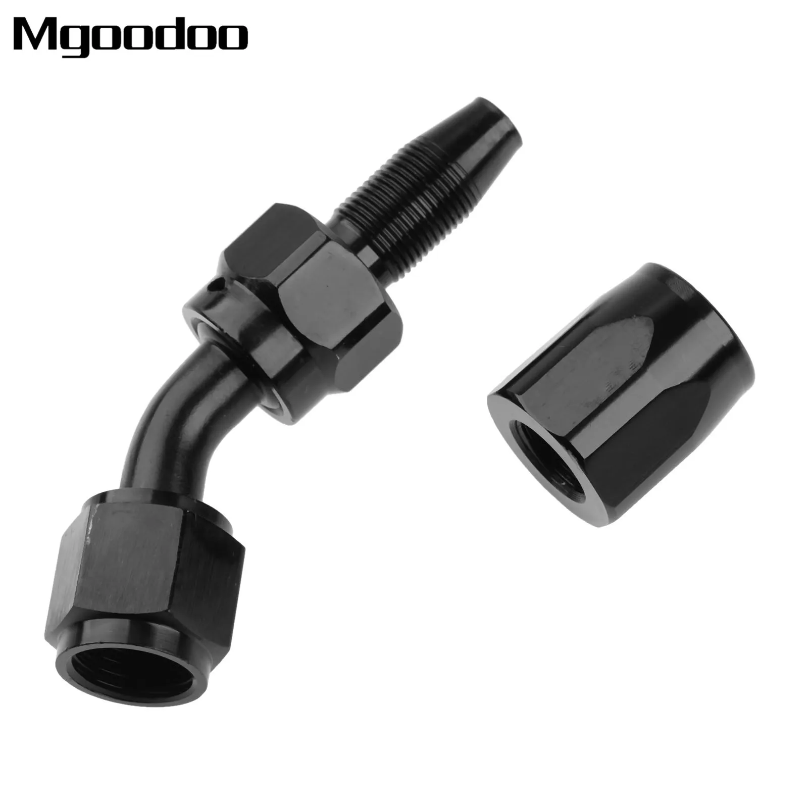 AN6 AN-6 Swivel Seal Fitting 45 Degree Black Oil Cooler Aluminum Swivel Oil Fuel Fitting Adaptor High Quality Reusable Hose End
AN6 AN-6 Swivel Seal Fitting 45 Degree Black Oil Cooler Aluminum Swivel Oil Fuel Fitting Adaptor High Quality Reusable Hose End